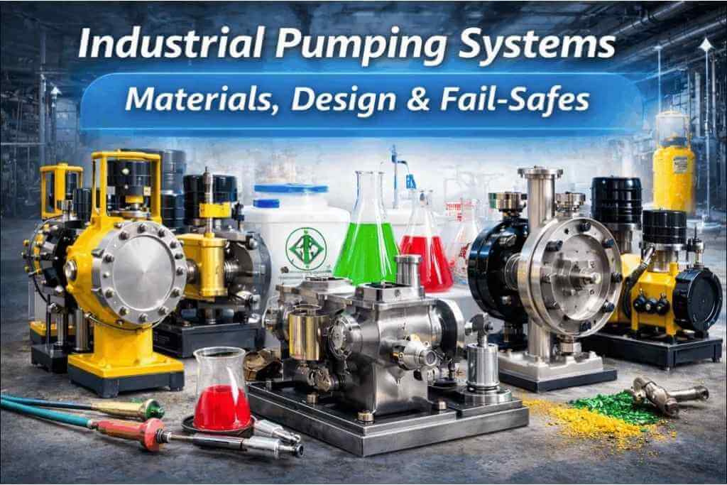 Industrial pump systems and components