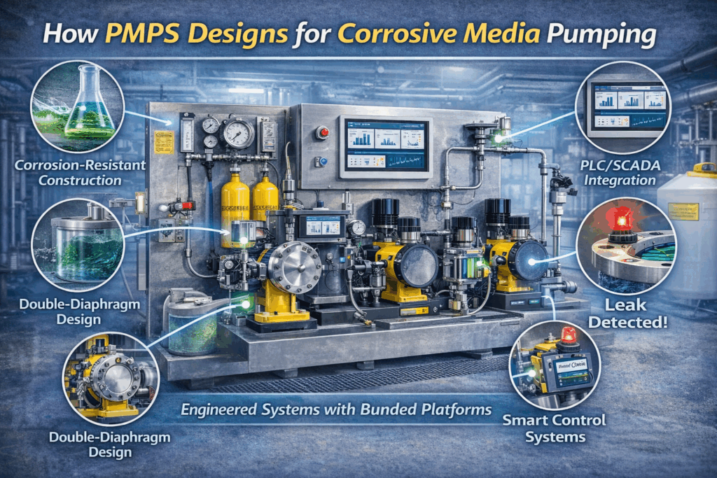 PMPS design for corrosive media pumping PMPS design for corrosive media pumping